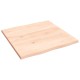 Sonata Blat masă 60x60x2 cm lemn masiv stejar netratat contur organic