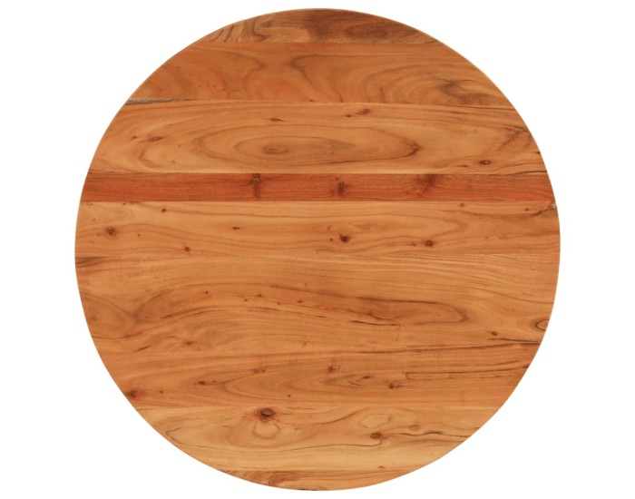 Sonata Blat de masă rotund, Ø90x2,5 cm, lemn masiv de acacia