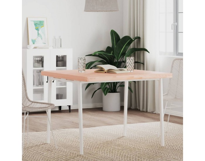 Sonata H Плот за маса 90x90x4 см квадратен масивен бук