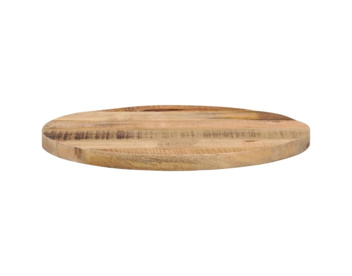 Sonata Blat de masă rotund, Ø 40x1,5 cm, lemn masiv de mango brut