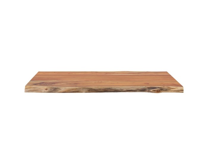Sonata Blat masă 80x60x2,5cm dreptunghiular lemn acacia contur natural