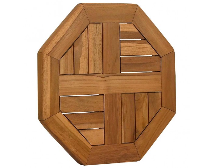Sonata H Плот за маса 40x40x2,5 см осмоъгълен масивен бук