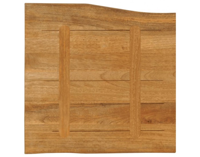 Sonata H Плот за маса, 60x60x3,8 см, жив ръб, масивно дърво манго