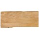 Sonata Blat masă cu margini naturale, 80x40x2,5 cm, lemn masiv mango