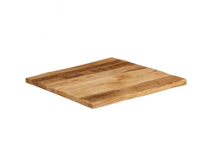 Sonata H Плот за маса, жив ръб, 80x80x2,5 см, масивно дърво грубо манго