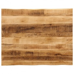 Sonata H Плот за маса, жив ръб, 100x80x2,5 см, масивно дърво грубо манго - Piese pentru mese