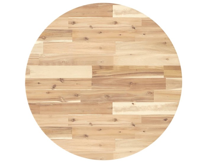 Sonata Blat de masă rotund, Ø70x2 cm, lemn masiv de acacia