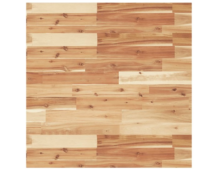 Sonata Blat de masă pătrat, 70x70x2 cm, lemn masiv de acacia