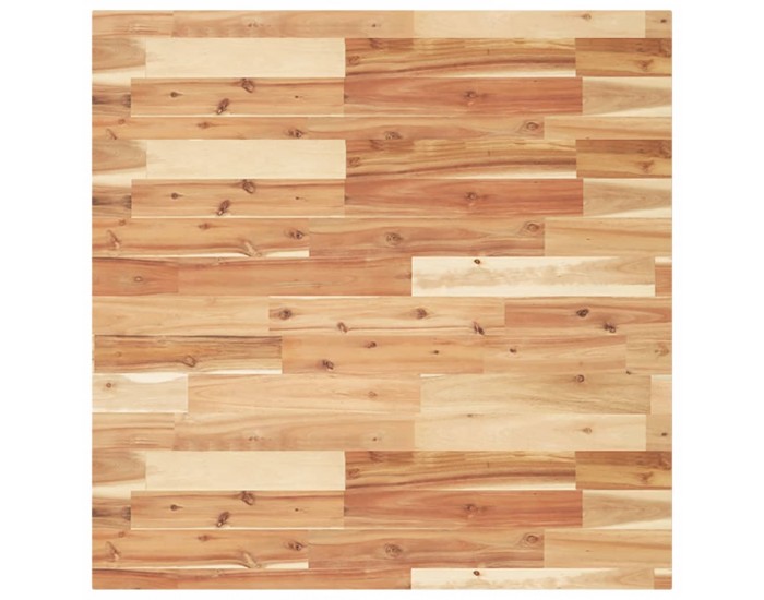 Sonata H Плот за маса квадратен 80x80x4 см масивна акация