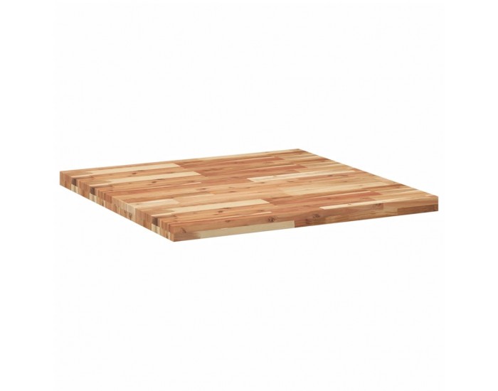 Sonata H Плот за маса квадратен 80x80x4 см масивна акация