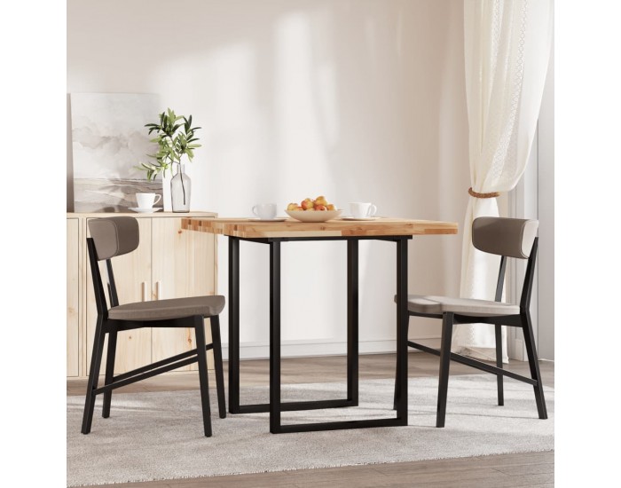 Sonata H Плот за маса квадратен 80x80x4 см масивна акация