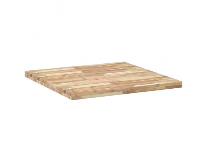 Sonata H Плот за маса квадратен 80x80x4 см масивна акация
