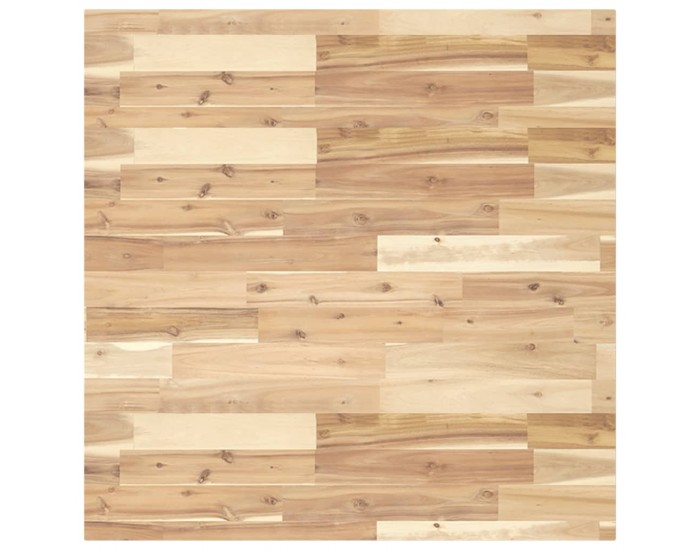 Sonata H Плот за маса квадратен 80x80x4 см масивна акация