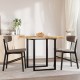 Sonata H Плот за маса квадратен 80x80x4 см масивна акация
