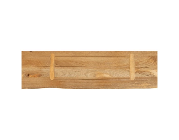 Sonata Blat de masă contur organic 100x20x3,8 cm lemn masiv de mango