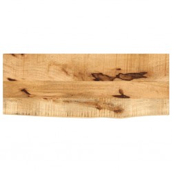Sonata H Плот за маса, 90x20x3,8 см, жив ръб, грубо мангово дърво масив - Piese pentru mese