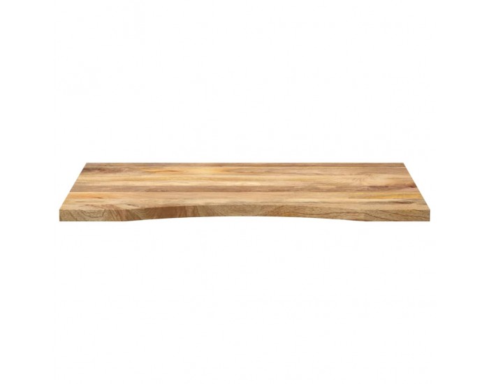 Sonata H Плот за бюро с извивка 100x60x2,5 см грубо мангово дърво масив