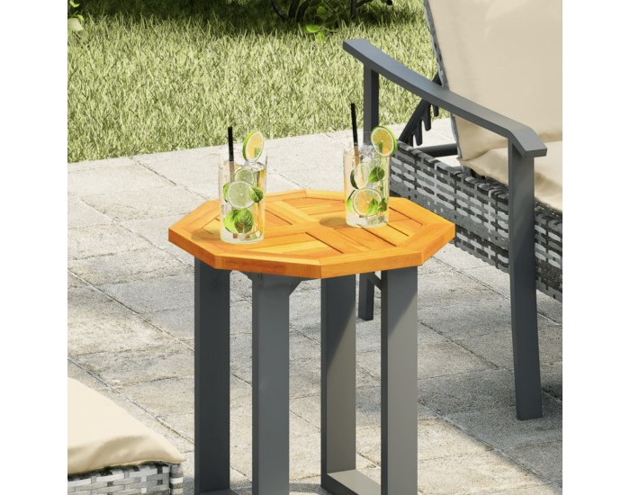Sonata H Плот за маса 40x40x2 см осмоъгълен масивна дървесина акация