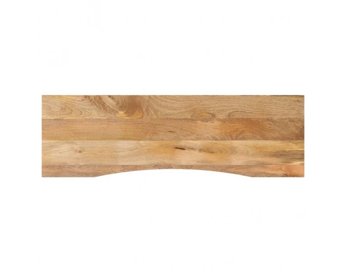 Sonata H Плот за бюро с извивка 160x50x2,5 см грубо мангово дърво масив
