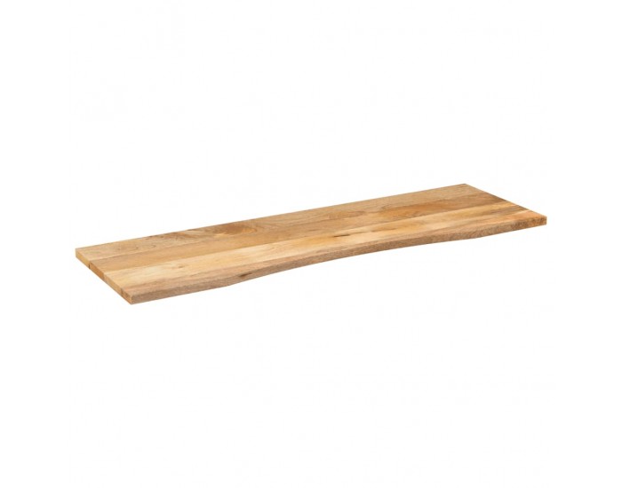 Sonata H Плот за бюро с извивка 160x50x2,5 см грубо мангово дърво масив
