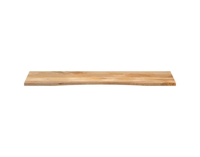 Sonata Blat birou cu decupaj curbat 160x50x2,5cm lemn masiv mango brut
