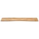 Sonata Blat birou cu decupaj curbat 160x50x2,5cm lemn masiv mango brut