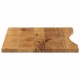 Sonata Blat birou cu decupaj curbat 90x50x2,5 cm lemn masiv mango brut
