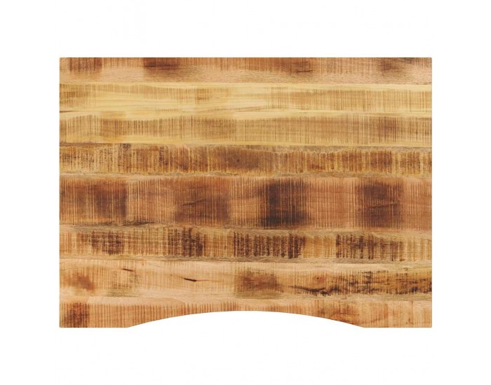 Sonata H Плот за бюро с извивка 110x80x2,5 см грубо мангово дърво масив