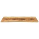 Sonata Blat birou cu decupaj curbat 110x80x2,5cm lemn masiv mango brut