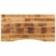 Sonata Blat birou cu decupaj curbat 110x60x2,5cm lemn masiv mango brut