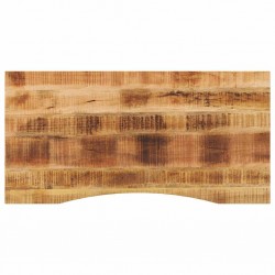 Sonata H Плот за бюро с извивка 110x60x2,5 см грубо мангово дърво масив - Piese pentru mese