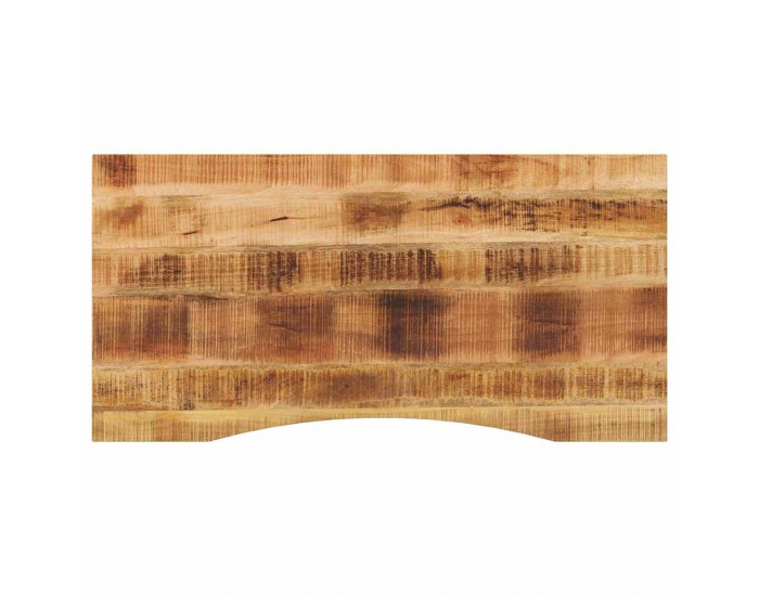 Sonata H Плот за бюро с извивка 110x60x2,5 см грубо мангово дърво масив