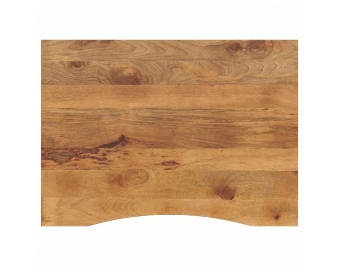 Sonata H Плот за бюро с извивка 100x80x2,5 см грубо мангово дърво масив