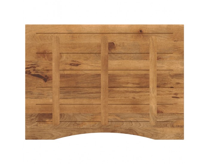Sonata H Плот за бюро с извивка 100x80x2,5 см грубо мангово дърво масив