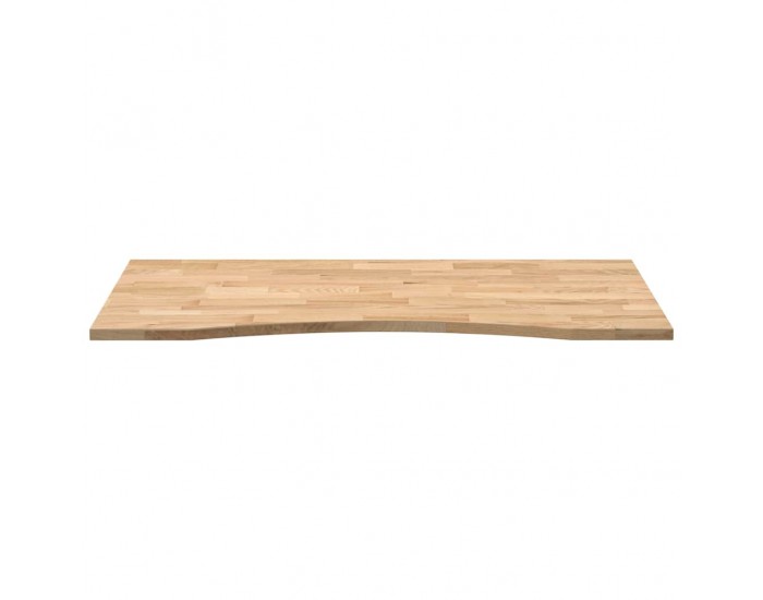 Sonata H Плот на бюро 120x50x2,5 cm необработен масивен дъб правоъгълна