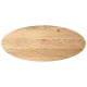 Sonata Blat de masă 140x60x2 cm lemn masiv de stejar oval
