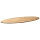 Sonata Blat de masă 140x60x2 cm lemn masiv de stejar oval
