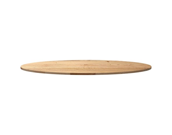 Sonata Blat de masă 140x60x2 cm lemn masiv de stejar oval