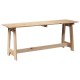 Sonata Bancă de exterior natural 119 x 37 x 47 cm Lemn de pin masiv