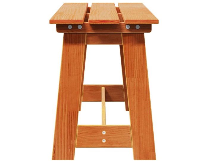 Sonata Bancă de exterior Maro 119 x 37 x 47 cm Lemn de pin masiv