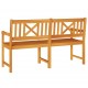 Sonata H Градинска пейка Кафяво 150 x 56 x 90см