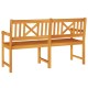 Sonata Bancă de exterior natural 150 x 56 x 90 cm Lemn Solid de Acacia