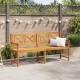 Sonata Bancă de exterior natural 180 x 56 x 90 cm Lemn Solid de Acacia