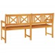 Sonata H Градинска пейка Кафяво 180 x 56 x 90см