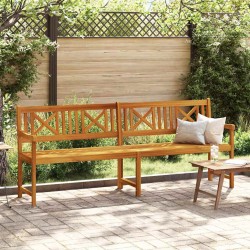 Sonata H Градинска пейка Кафяво 220 x 56 x 90см - Canapele și bănci de grădină