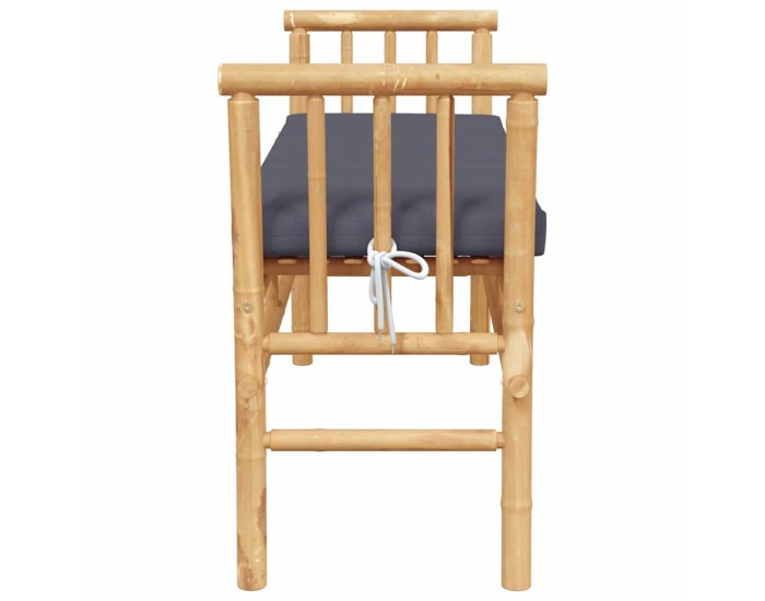 Sonata Bancă de grădină 2 -Seater 110 x 38 x 65cm Bambus Maro