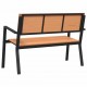 Sonata H Градинска пейка Кафяво 118 x 54 x 77см Стомана