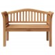Sonata H Градинска пейка Кафяво 120 x 53.5 x 85 см Тиково дърво масив