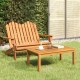 Sonata Set mobilier de grădină Adirondack, 2 piese, lemn masiv acacia
