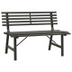 Sonata Bancă de grădină, negru, 110 cm, oțel